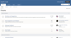 Desktop Screenshot of forums.earth-2.net
